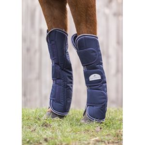 Equi-Theme /Equit'M 402080002 Tyrex 600 D Bottes d'expédition Unisexe Bleu Marine/Gris/Blanc Contraste, Taille Unique