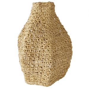 Now's Home Jarre décorative en fibre d'abaca