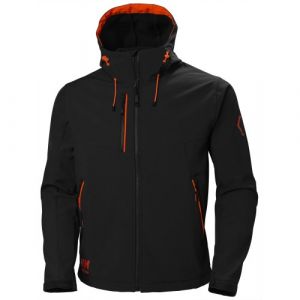 Image de Helly Hansen Veste Softshell – Chelsea Evolution – noir/orange - taille XXL