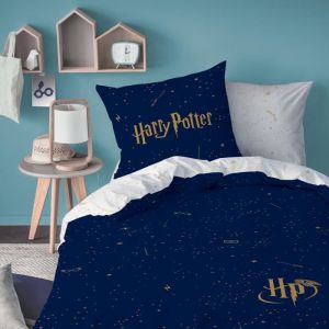 Cti Housse de Couette et taie d'oreiller 100% Coton Harry Potter Iconic