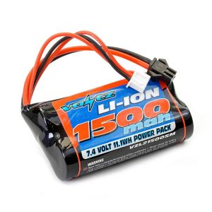 Voltz Batterie Li-Ion Votz avec prise SM2.5 - 1500 mah - 7,4 V