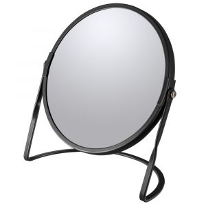 Spirella Miroir grossissant sur pied AKIRA Noir Mat - Noir