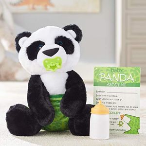 Melissa & Doug Bébé panda en peluche 30 cm noir 5-pièces