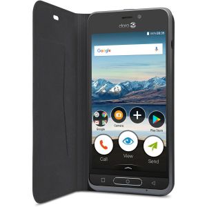 Doro 8035 + Flip Cover - 16 Go - 5 pouces - Noir - 4G