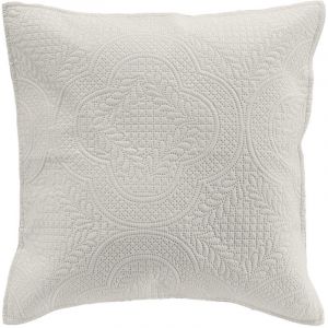 Douceur d'int&eacute;rieur, Housse de Coussin (40 x 40 cm) Romane Lin, Microfibre Unie