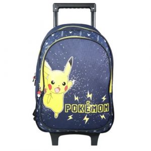 La Plume dorée - Sac à dos à roulette Pokémon Pikachu 42 cm
