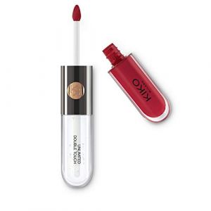 Kiko Unlimited double touch - Rouge à lèvres liquide 108 Satin Currant Red