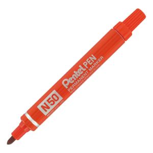 Pentel Marqueur indélébile encre rouge pointe ogive