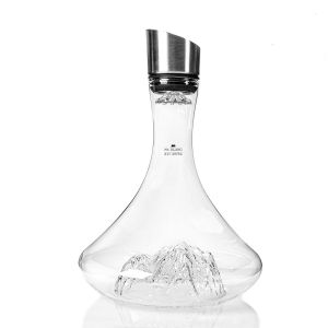 Carafe à vin topographique