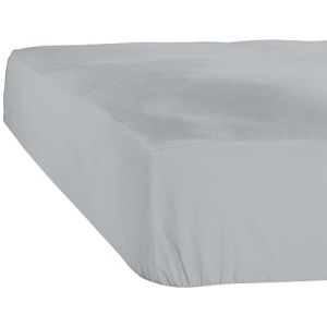 De Witte Lietaer Case Drap Housse Jersey, Coton, Oyster, 180x200x30 cm