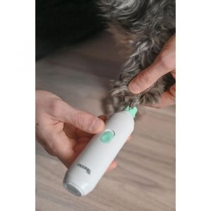 Kerbl Meuleuse pour griffes 15,5 x 3,5 x 2,5 cm - Blanc - Pour chien, chat et petit animal