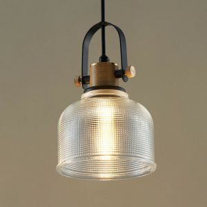 Kosilum Suspension cloche verre transparent - Vela