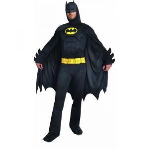 Image de Ciao- Batman Dark Knight Costume d&eacute;guisement Adult Original DC Comics avec Muscles rembourr&eacute;s, Men, Uni, 11718, Black, Taille XL