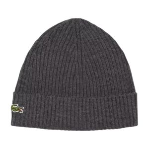 Lacoste Beanie Classic Logo Gris/vert