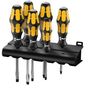 Wera set 6 tournevis fente/PH/PZ 6pcs. Jeu de tournevis à  fente/cruciforme-PH