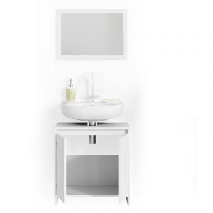 Ensemble mobilier de salle de bains VICCO EMMA, miroir, meuble bas, meuble haut, chiffonnier