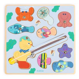 Djeco PUZZLES RELIEF : Puzz & Fish Bariolo