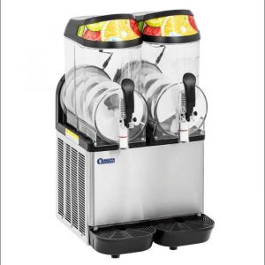 Royal Catering Machine à granita 2x12L led Commande numérique Machine à granita professionnelle