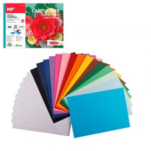 Dam Bloc de carton couleur a4 25 feuilles 180 g