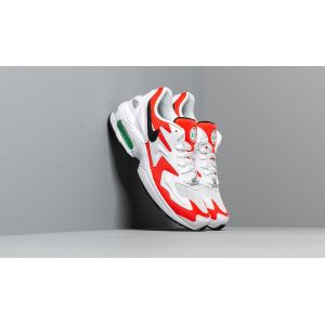 Nike Baskets blanches et rouges Air Max 2 Light