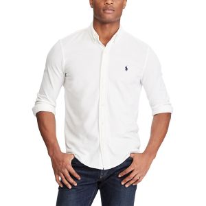 Ralph Lauren Chemise Polo unie Blanc - Taille 39