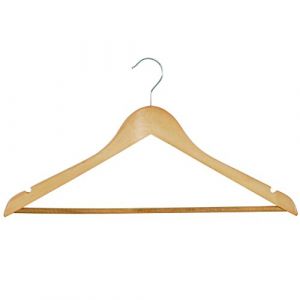 MSV M S V Lot 10 Cintres en bois - Beige