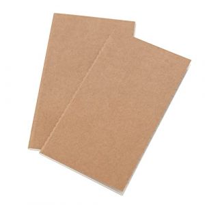 Grupo erik RCV01 - Inserts de Rechange Carnet de Voyages : 2 carnets de 80 pages - 1 carnet pointillé et 1 carnet ligné - Dimensions 18,5 x 10,5 cm