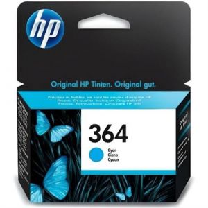 HP 364 Cartouche d encre cyan authentique CB318EE pour HP DeskJet 3070A et HP Photosmart 5