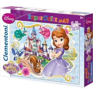 Clementoni Puzzle maxi Princesse Sofia 104 pièces