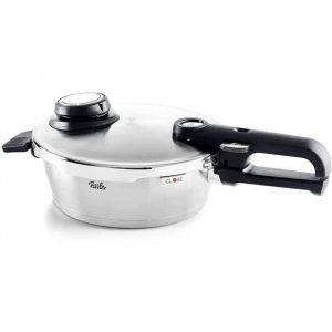 Fissler Vitavit Premium Poêle-Autocuiseur (1,8 l, Ø 18 cm) Marmite à Pression en Acier Inoxydable, 4 Niveaux de Cuisson, avec Panier – Compatible Induction