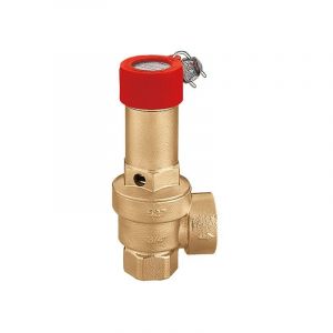 Caleffi Soupape de sécurité Raccordement femelle-femelle Pression d'ouverture spéciale 527 | 1 1/4" x 1 1/2" - 1,5 bar