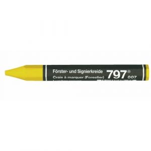 Image de Lyra Craie forestière de marquage longueur 120 mm couleur jaune boite de 12