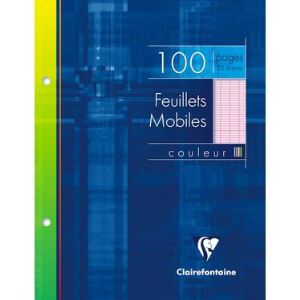 Image de Clairefontaine 50 Feuillets Metric mobiles Séyès perforés (17x22 cm)