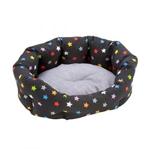 Image de Baroni Home Niche pour Chien, Panier Ovale pour Chat, Coussin pour Animaux Domestiques pour Chambre à Coucher, Salon, Couloir, Lit Animale de qualité