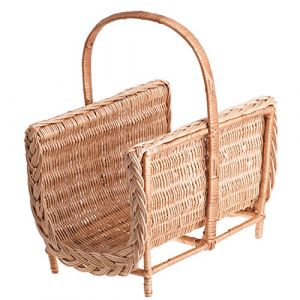 Paniers et porte-bûches pour cheminées en osier naturel