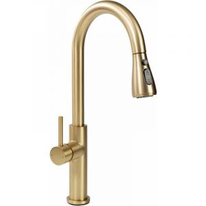 Réa Robinet de cuisine nest brush gold