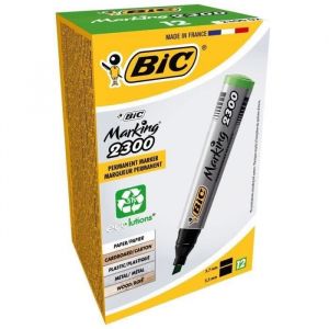 Bic Marqueur Permanent Boite de 12 vert