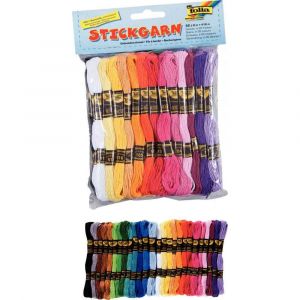 Image de O Color 52 échevettes 7m à 6 brins en coton pour faire des bracelets brésiliens, 26 couleurs assorties - Lot de 2