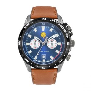 Montre Homme Patrouille de France ATHOS 3 668112 - Bracelet Cuir Marron