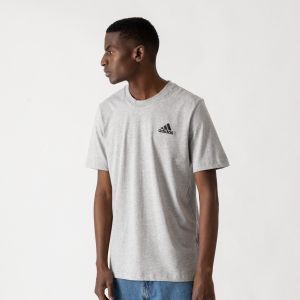 Adidas T-shirt Manche Courte Essentials Embroidered Small Logo L Scarlet