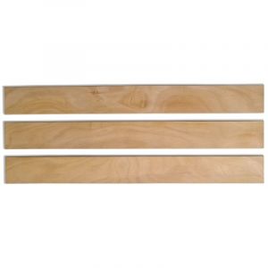 Lot de 3 lattes 70 cm (700mm) largeur 60 mm épaisseur 8 mm 7 plis, latte de lit, SCM Créations