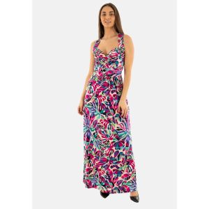 Morgan Robe longue droite imprimée multicolore femme - Taille 36