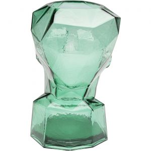 Kare Design Vase Prisma visage vert 30cm