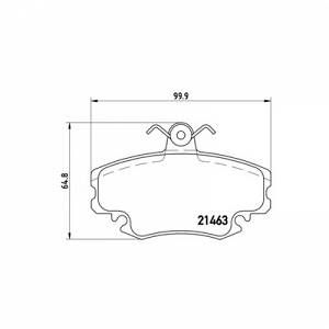 Image de Brembo 4 plaquettes de frein P68038