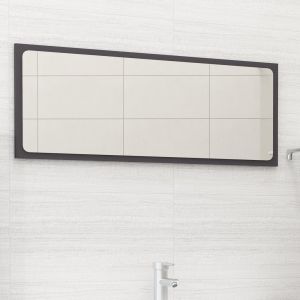 Image de VidaXL Miroir de salle de bain Gris 90x1,5x37 cm Aggloméré