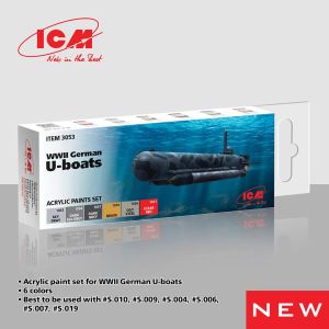 ICM Set de peintures : Sous-Marin WWII Allemand