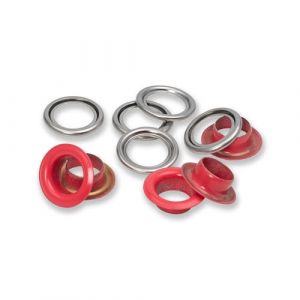Boîtes de 20 Œillets avec Rondelles 11 mm - Prym(...) - Rouge