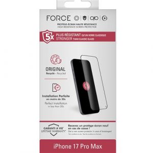 Force glass Pack FGOG 2,5D IP17 PM + 3 Protege Lentilles GRS