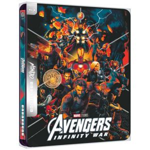 Avengers : Infinity War Steelbook Mondo Blu-Ray 4K Ultra HD