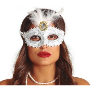 Fiestas Guirca masque dames polyester/pl e blanc taille unique